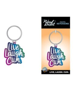 Wood Rocket Live Laugh Cum Keychain - Multi Color