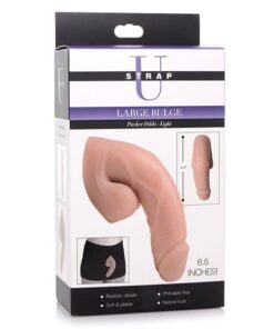 Strap U Large Bulge Packer Dildo - Light