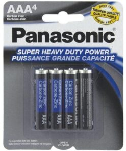 Panasonic Super Heavy Duty AAA Battery - Pack of 4