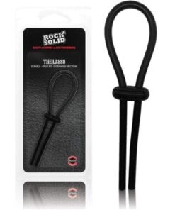 Rock Solid Lasso Cockring - Black