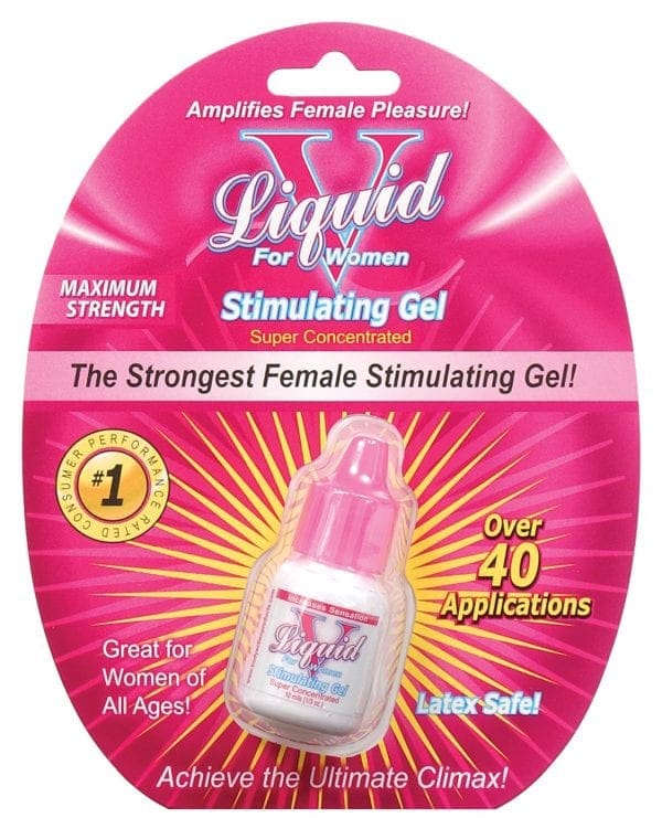 Liquid V Female Stimulant - 10 ml Bottle in Clamshell