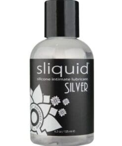 Sliquid Silver Silicone Lube Glycerine & Paraben Free - 4.2 oz