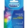 Durex Condom Pleasure Pack - Box of 3