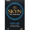 Lifestyles SKYN Extra Lubricated Condoms - Box of 12