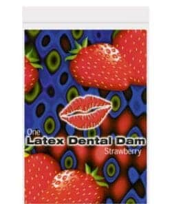 Latex Dental Dam - Strawberry