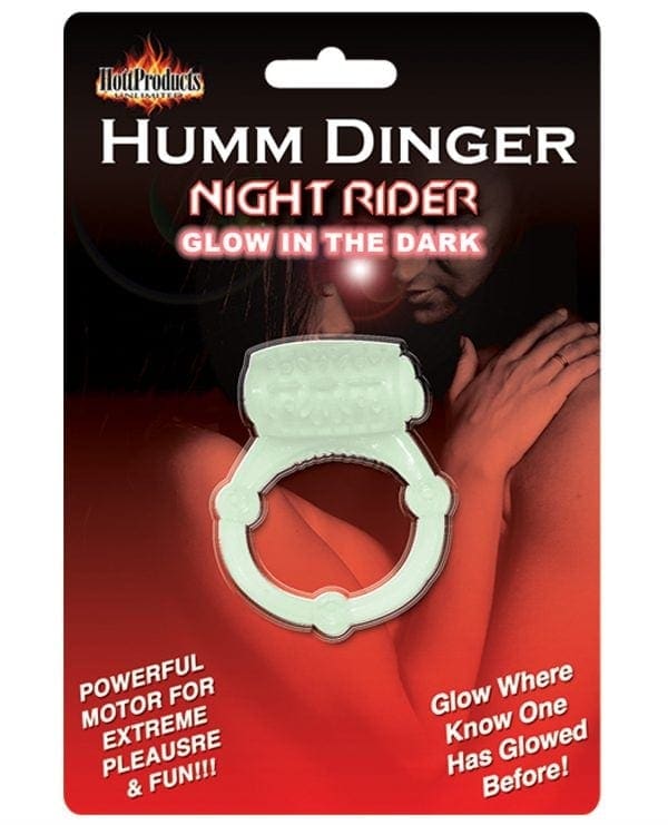 Humm Dinger Vibrating Cockring - Glow in the Dark