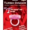 Humm Dinger Turbo Vibrating Cockring - Magenta