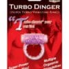 Humm Dinger Turbo Vibrating Cockring - Purple