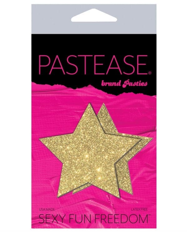 Pastease Glitter Star - Gold O/S