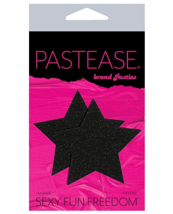 Pastease Glitter Star - Black O/S