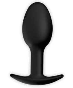 Pretty Love 3.34" Silicone Anal Plug w/Ball - Black