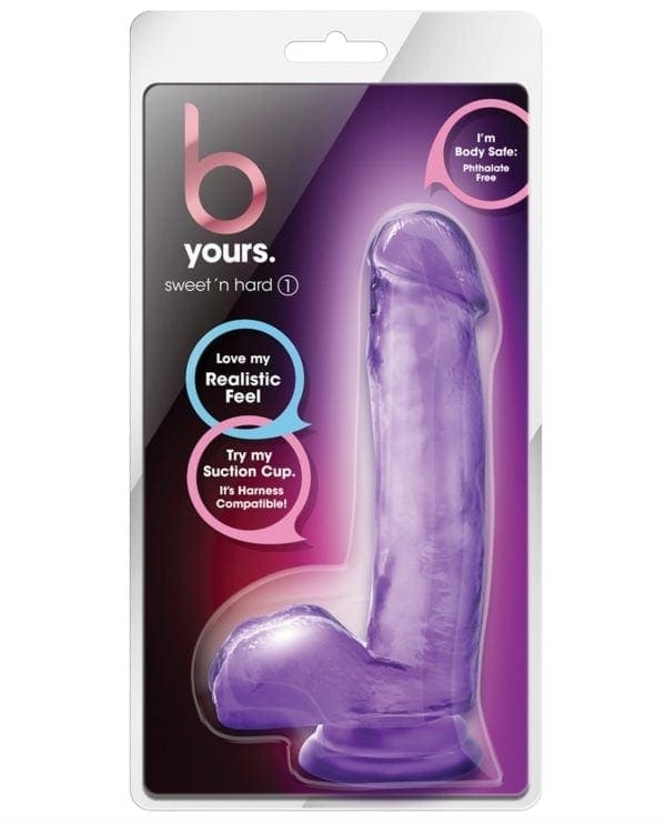 Blush B Yours Sweet n Hard 1 w/ Suction Cup - Purple