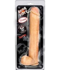 Blush Hung Rider Bruno 12" Dildo w/Suction Cup - Flesh