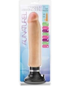 Blush Au Naturel 11" Magnum Vibrating Dong - Beige