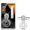 Blush Stay Hard Vibrating Tounge Ring - 10 Function Clear