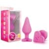 Blush Play with Me Naughty Candy Heart Be Mine Plug - Pink