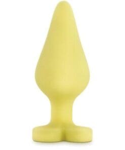 Blush Play with Me Naughty Candy Heart Spank Me Plug - Yellow