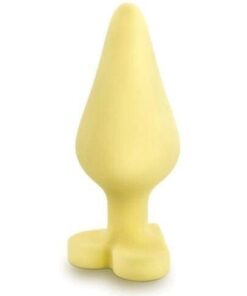 Blush Play with Me Naughty Candy Heart Spank Me Plug - Yellow