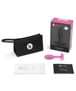 b-Vibe Weighted Snug Plug 1 - .55 g Fuchsia