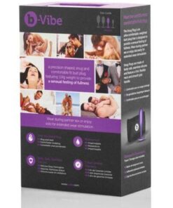 b-Vibe Weighted Snug Plug 2 - .114 g Purple