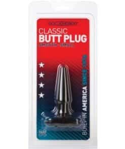 Classic Butt Plug - Small Black