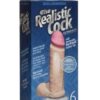 Realistic 6" Ultraskyn Cock w/Balls - White