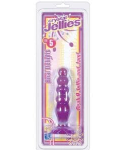 Crystal Jellies 5" Anal Delight - Purple