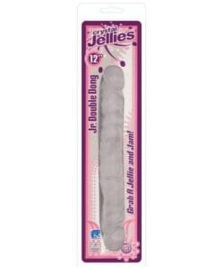 Crystal Jellies 12" Jr. Double Dong - Clear