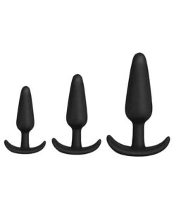 Mood Naughty 1 Anal Trainer Set - Black Set of 3