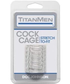 Titanmen Tools Cock Cage - Clear