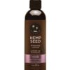 Earthly Body Hemp Seed Massage Lotion - 8 oz Lavender