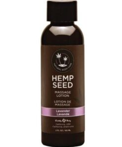 Earthly Body Hemp Seed Massage Lotion - 2 oz Lavender