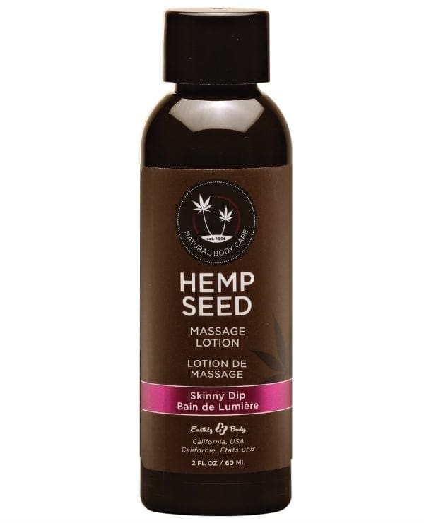 Earthly Body Hemp Seed Massage Lotion - 2 oz Skinny Dip