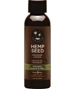 Earthly Body Hemp Seed Massage Lotion - 2 oz Guavalava