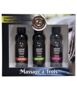 Earthly Body Massage Trio - 2 oz Isle Skinny & Naked