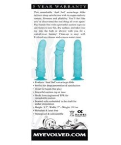 Evolved Love Large Dildo - Blue