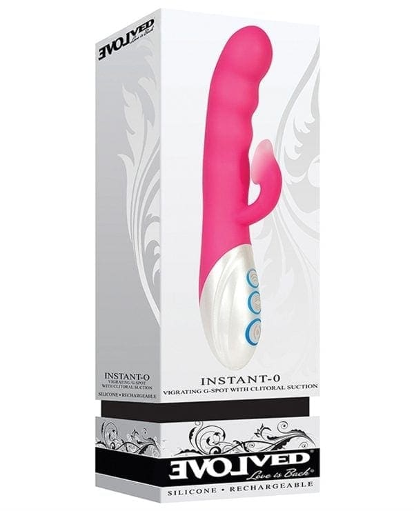 Evolved Instant O Rechargeable Vibrator - Pink