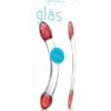 Glas Red Head Double Glass Dildo