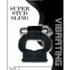 Wet Dreams Super Stud Sling - Black