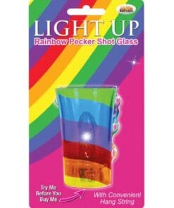 Light Up Rainbow Pecker Shot Glass