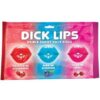 Dicklips Edible Gummy Cock Rings - Asst. Flavors Pack of 3