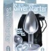 The 9's The Silver Starter Bejeweled Heart Stainless Steel Plug - Diamond