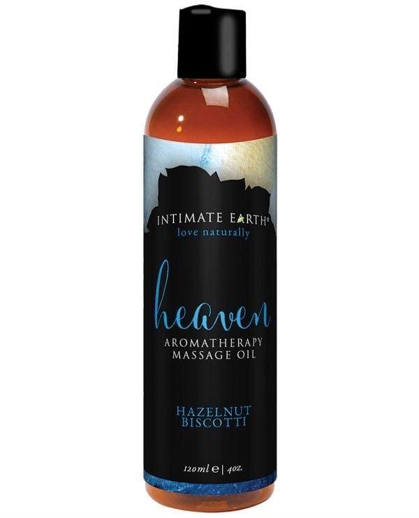 Intimate Earth Heaven Massage Oil - 120 ml Hazelnut Biscotti