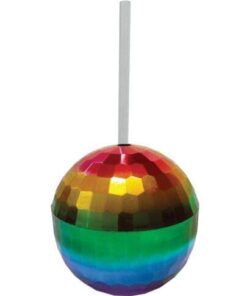 Rainbow Disco Ball Cup - 12 oz