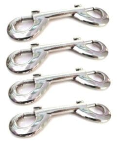 KinkLab Nickel Plated Snap Hooks - Pack of 4