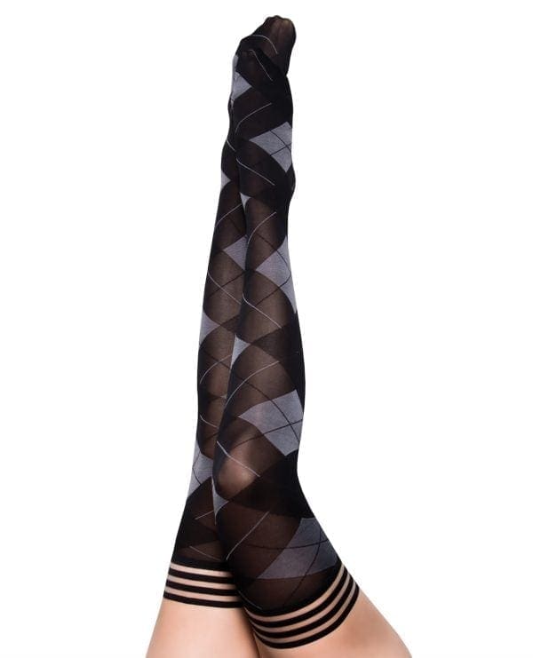 Kix'ies Kimmie Argyle Thigh High Argyle C