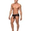 Hoser Stretch Mesh Micro Mini Short Black MD