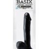 Basix Rubber Works 12" Dong w/Suction Cup - Black