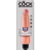 King Cock  8" Vibrating Stiffy - Flesh