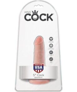 King Cock 5" Cock - Flesh